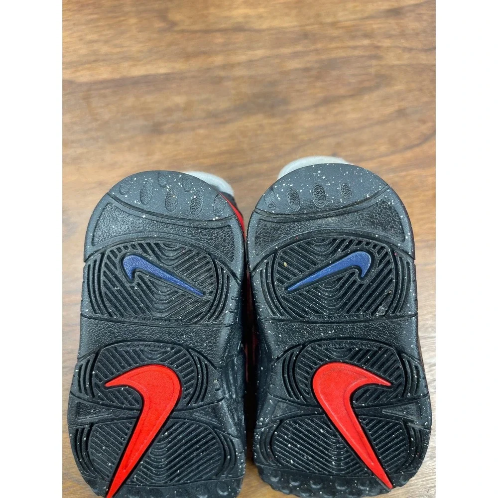 Kids Nike Air More Uptempo Shoes Youth Size 8C Basketball DM0020-001 Sneakers